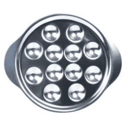 Youdoit Plats, Saladiers Et Coupelles Assiette à Escargots En Inox 12 Empreintes