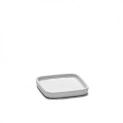 Serax Plats Apéritif Et Accessoires Assiette Carrée En Porcelaine Blanche 8x8cm