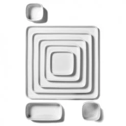 Serax Plats Apéritif Et Accessoires Assiette Carrée En Porcelaine Blanche 8x8cm -saladiers et coupelles Soldes assiette carree en porcelaine blanche 8x8cm 4