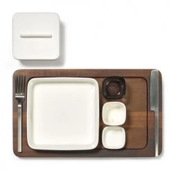 Serax Plats Apéritif Et Accessoires Assiette Carrée En Porcelaine Blanche 8x8cm -saladiers et coupelles Soldes assiette carree en porcelaine blanche 8x8cm 5