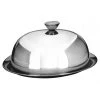 Wadiga Plats, Saladiers Et Coupelles Assiette De Présentation Avec Cloche En Inox -saladiers et coupelles Soldes assiette de presentation avec cloche en inox