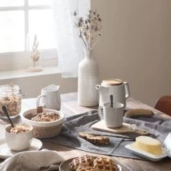 Maisons Du Monde Plats, Saladiers Et Coupelles Beurrier En Verre Et Céramique Blanche 7 Maisons Du Monde Plats, Saladiers Et Coupelles Beurrier En Verre Et Céramique Blanche -saladiers et coupelles Soldes beurrier en verre et ceramique blanche 1000 7 9 201032 3