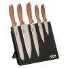Secret De Gourmet Découpe Bloc De 5 Couteaux Aimantés -saladiers et coupelles Soldes bloc de 5 couteaux aimantes