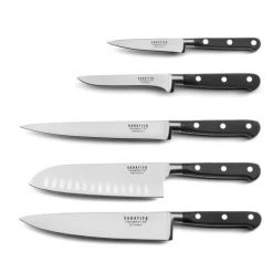 Sabatier Trompette Découpe Bloc Magnétique 5 Couteaux De Cuisine -saladiers et coupelles Soldes bloc magnetique 5 couteaux de cuisine 1