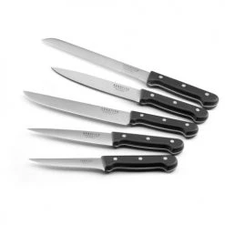 Sabatier Trompette Découpe Bloc Spaghetti 5 Couteaux De Cuisine -saladiers et coupelles Soldes bloc spaghetti 5 couteaux de cuisine 2