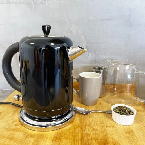 Kitchen Move Théières Bouilloire électrique Inox Acier Inoxydable Noir 1.8L 5 Kitchen Move Théières Bouilloire électrique Inox Acier Inoxydable Noir 1.8L – Image 3