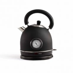 Livoo Théières Bouilloire Rétro Avec Thermomètre En Acier Inoxydable Noir -saladiers et coupelles Soldes bouilloire retro avec thermometre en acier inoxydable noir 5