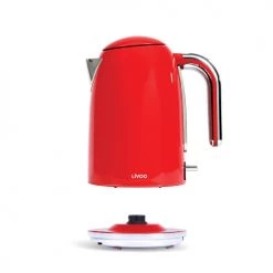 Livoo Théières Bouilloire Rétro En Acier Inoxydable Rouge 10 Livoo Théières Bouilloire Rétro En Acier Inoxydable Rouge -saladiers et coupelles Soldes bouilloire retro en acier inoxydable rouge 2