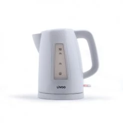 Livoo Théières Bouilloire Sans Fil électrique En Plastique Blanc