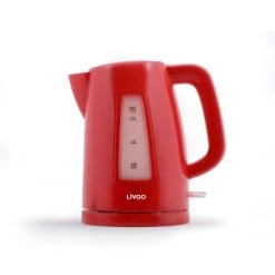 Livoo Théières Bouilloire Sans Fil électrique En Plastique Blanc -saladiers et coupelles Soldes bouilloire sans fil electrique en plastique rouge