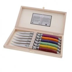 Jean Dubost Découpe Coffret 6 Couteaux En Inox Multicolore