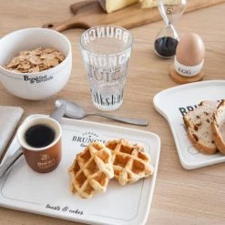 Maisons Du Monde Plats Apéritif Et Accessoires Coffret Coquetiers En Porcelaine Blanche (x6) Et Soucoupes En Bambou -saladiers et coupelles Soldes coffret coquetiers en porcelaine blanche x6 et soucoupes en bambou 1000 11 38 211270 2