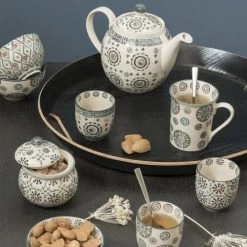 Table Passion Plats, Saladiers Et Coupelles Coffret De 4 Coupelles 11 Cm En Grès Gris -saladiers et coupelles Soldes coffret de 4 coupelles 11 cm en gres gris 1
