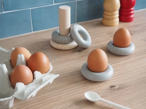 Gone's Plats, Saladiers Et Coupelles Coquetier En Bois Et Béton - Lot De 4 5 Gone's Plats, Saladiers Et Coupelles Coquetier En Bois Et Béton - Lot De 4 – Image 3