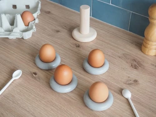 Gone's Plats, Saladiers Et Coupelles Coquetier En Bois Et Béton - Lot De 4 6 Gone's Plats, Saladiers Et Coupelles Coquetier En Bois Et Béton - Lot De 4 – Image 4