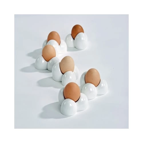 Thelermont Upton Plats, Saladiers Et Coupelles Coquetier En Porcelaine Blanche 4 Thelermont Upton Plats, Saladiers Et Coupelles Coquetier En Porcelaine Blanche – Image 2