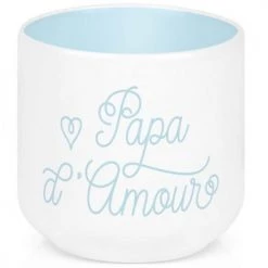 Créa Bisontine Plats Apéritif Et Accessoires Coquetier En Porcelaine Papa D'amour