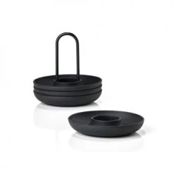 Zone Denmark Plats, Saladiers Et Coupelles Coquetier En Silicone Noir