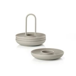 Zone Denmark Plats, Saladiers Et Coupelles Coquetier En Silicone Beige Gris -saladiers et coupelles Soldes coquetier en silicone taupe 1