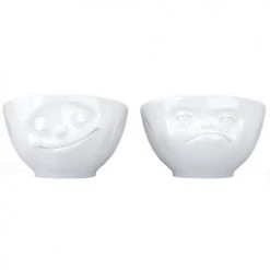 Tassen Plats, Saladiers Et Coupelles Coquetiers Heureux Et Coléreux - Lot De 2