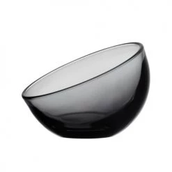 La Rochère Vaisselle De Noël Coupe Basse En Verre Anthracite - Lot De 6