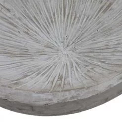 Sensei Maison Plats, Saladiers Et Coupelles Coupe En Bois Strié 24 Ou 30 Cm Blanc 24x24x7 Cm -saladiers et coupelles Soldes coupe en bois strie 24 ou 30 cm blanc 24x24x7 cm 1