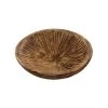 Sensei Maison Plats, Saladiers Et Coupelles Coupe En Bois Strié 24 Ou 30 Cm Naturel 24x24x7 Cm -saladiers et coupelles Soldes coupe en bois strie 24 ou 30 cm naturel 24x24x7 cm