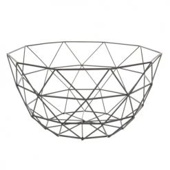 Maisons Du Monde Plats, Saladiers Et Coupelles Coupe En Métal Noire D 27 Cm - Lot De 2