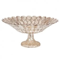Maisons Du Monde Plats, Saladiers Et Coupelles Coupe Sur Pied En Verre Doré