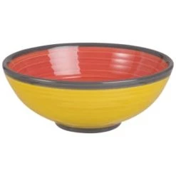Maisons Du Monde Plats, Saladiers Et Coupelles Coupelle En Faïence Jaune Et Verte - Lot De 2 -saladiers et coupelles Soldes coupelle en faience rouge valence 1000 10 29 180839 1