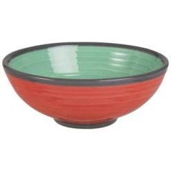 Maisons Du Monde Plats, Saladiers Et Coupelles Coupelle En Faïence Jaune Et Verte - Lot De 2 -saladiers et coupelles Soldes coupelle en faience verte et rouge valence 1000 8 27 180837 1