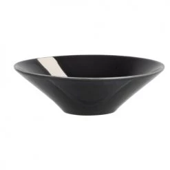 Maisons Du Monde Plats, Saladiers Et Coupelles Coupelle En Grès Noire Et Beige