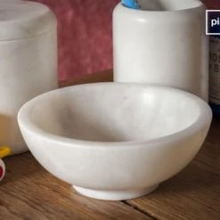 PIB Plats, Saladiers Et Coupelles Coupelle En Marbre Blanc -saladiers et coupelles Soldes coupelle en marbre blanc 1