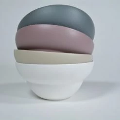 Sibo Homeconcept Plats, Saladiers Et Coupelles Coupelle En Porcelaine Gris 14 Cm - Lot De 6 -saladiers et coupelles Soldes coupelle en porcelaine gris 14 cm lot de 6 2