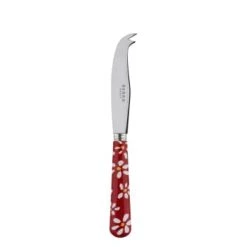 Sabre Découpe Couteau à Fromage Et Marguerites Rouges -saladiers et coupelles Soldes couteau a fromage et marguerites rouges 2
