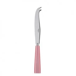 Sabre Découpe Couteau à Fromage Inox Et Acrylique Rose Dragée