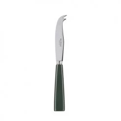 Sabre Découpe Couteau à Fromage Inox Et Acrylique Vert Foncé
