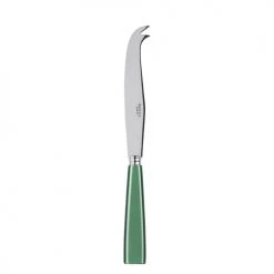 Sabre Découpe Couteau à Fromage Inox Et Acrylique Vert Jardin
