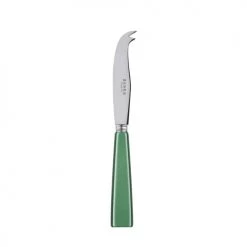 Sabre Découpe Couteau à Fromage Inox Et Acrylique Vert Jardin