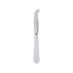 Sabre Découpe Couteau à Fromage Inox Et Blanc -saladiers et coupelles Soldes couteau a fromage inox et blanc 6
