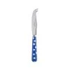 Sabre Découpe Couteau à Fromage Inox Et Pois Bleus -saladiers et coupelles Soldes couteau a fromage inox et pois bleus 1