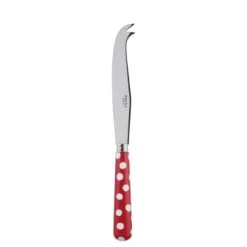Sabre Découpe Couteau à Fromage Inox Et Rouge -saladiers et coupelles Soldes couteau a fromage inox et rouge 9