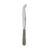 Sabre Découpe Couteau à Fromage Inox Et Vert Tilleul -saladiers et coupelles Soldes couteau a fromage inox et vert tilleul