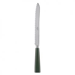 Sabre Découpe Couteau à Pain Vert Foncé -saladiers et coupelles Soldes couteau a pain vert fonce 1