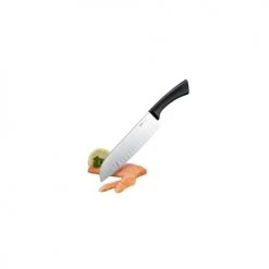 GEFU Découpe Couteau Santoku Alvéolé En Plastique Argent -saladiers et coupelles Soldes couteau santoku alveole en plastique argent 1