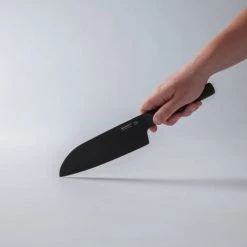 BergHoff Découpe Couteau Santoku Noir En Acier -saladiers et coupelles Soldes couteau santoku noir en acier 2