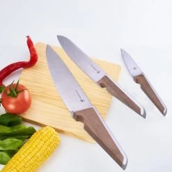 Laguiole Découpe Couteaux De Cuisine (lot De 3) -saladiers et coupelles Soldes couteaux de cuisine lot de 3 2