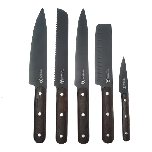 Laguiole Découpe Couteaux De Cuisine - Lot De 5 3 Laguiole Découpe Couteaux De Cuisine - Lot De 5