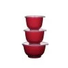 Rosti Plats, Saladiers Et Coupelles Ensemble Saladiers En Plastique Rouge - Lot De 3 -saladiers et coupelles Soldes ensemble saladiers en plastique rouge lot de 3
