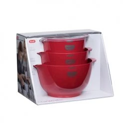 Rosti Plats, Saladiers Et Coupelles Ensemble Saladiers En Plastique Rouge - Lot De 3 -saladiers et coupelles Soldes ensemble saladiers en plastique rouge lot de 3 2